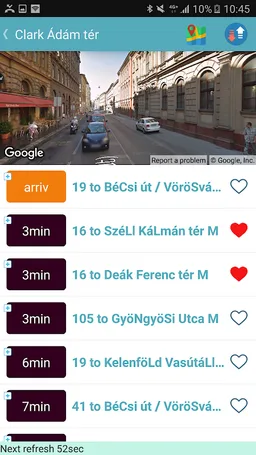 Budapest Bus Timetable screenshot 7