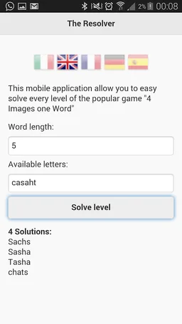 All Solutions 4 Pics 1 Word screenshot 1