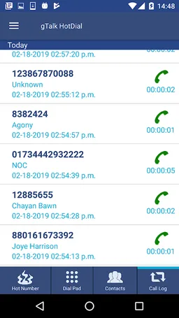 gTalk HotDial screenshot 4