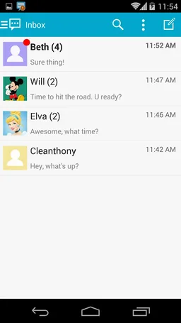 Handcent SMS screenshot 2