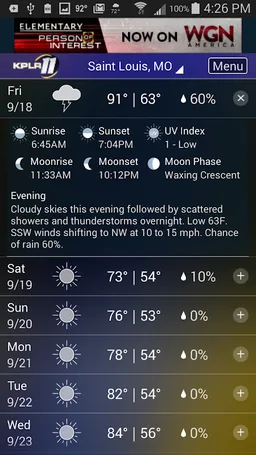 News 11 Weather screenshot 2