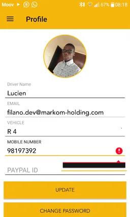 TOGO Driver screenshot 2