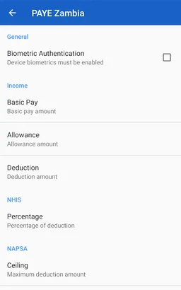 PAYE Calculator Zambia screenshot 2