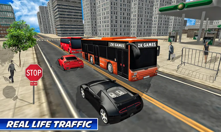 Luxury Bus Coach Driving Game screenshot 11