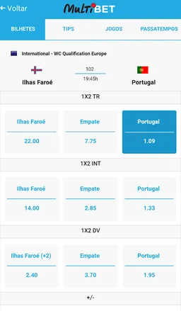 MultiBet screenshot 4