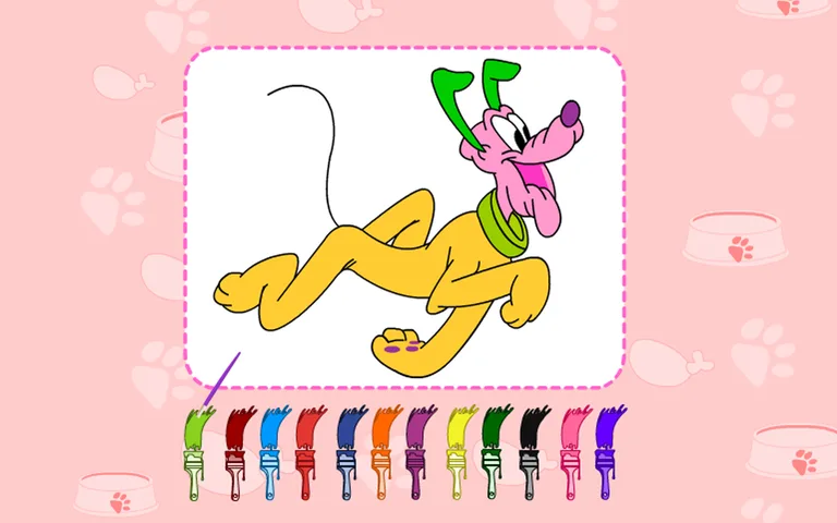 Coloring Adorable Dog screenshot 2