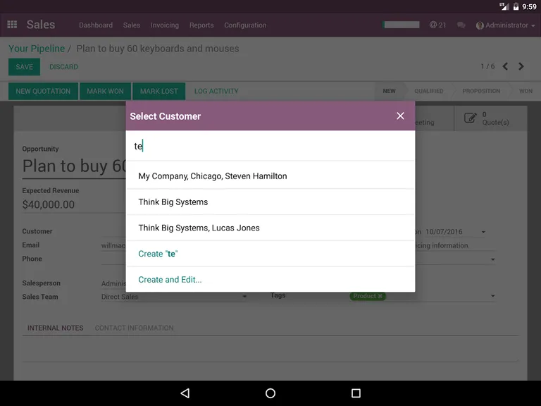 Odoo screenshot 11