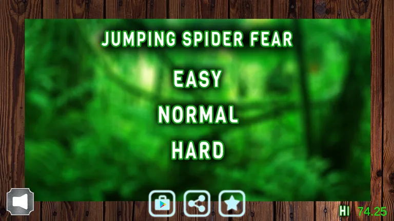 Jumping Spider Fear - Reflex test - Fun screenshot 1