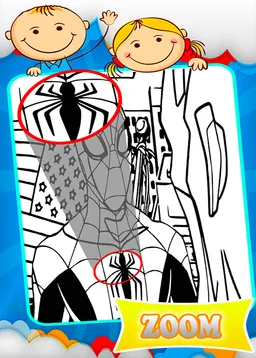 Coloring spiderman Games screenshot 8