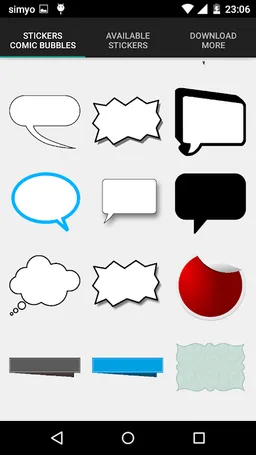 Speech balloon comic creator screenshot 3