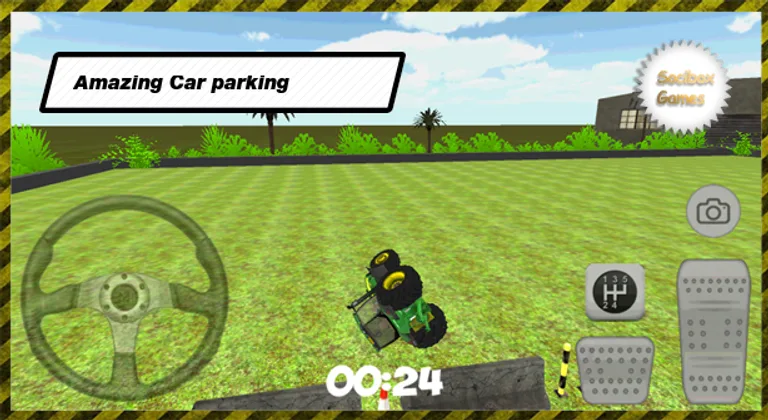 3D Tractor Car Parking screenshot 4
