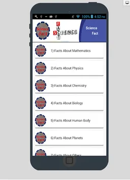 Amazing Science Facts screenshot 1