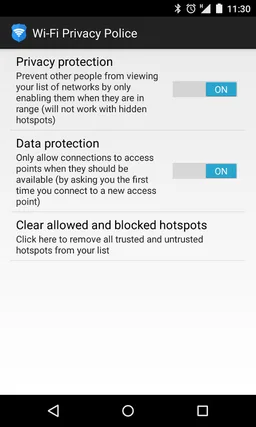 Wi-Fi Privacy Police screenshot 3