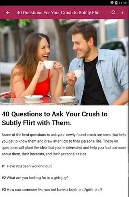QUESTIONS TO ASK YOUR CRUSH screenshot 8