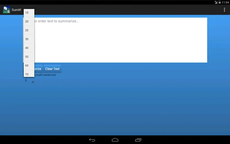 SumIt! Text Summarization screenshot 7