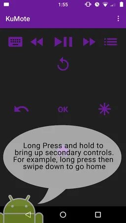KuMote - Swiping Roku Remote screenshot 2
