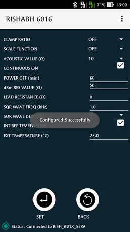 Rishabh Multimeter 601X screenshot 8