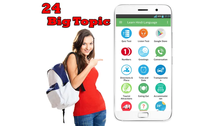 Learn Hindi Quickly Offline screenshot 1