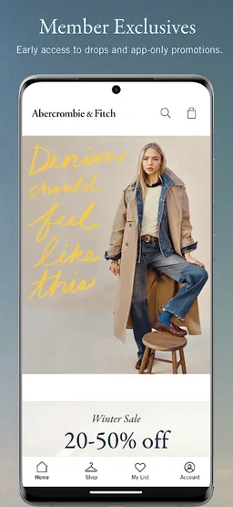 Abercrombie & Fitch screenshot 4