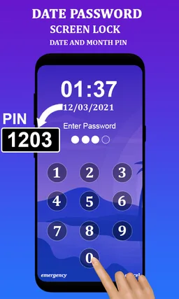 Screen Lock: Current Time Password & Date Password screenshot 3