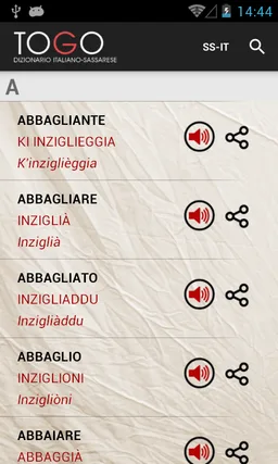TOGO: Italiano - Sassarese screenshot 2