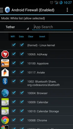 Android Firewall screenshot 1