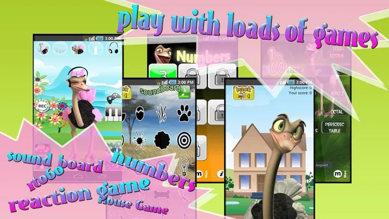 Talking Olivia Ostrich Lady screenshot 2