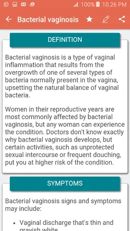 Disorder & Diseases Dictionary screenshot 3