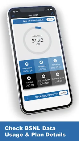 B S N L Broadband Data Usage Check - B S N L Pro screenshot 3