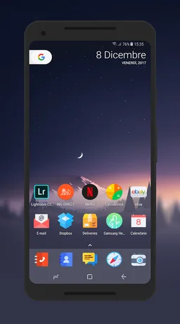 Flat X Oreo - Icon Pack screenshot 4