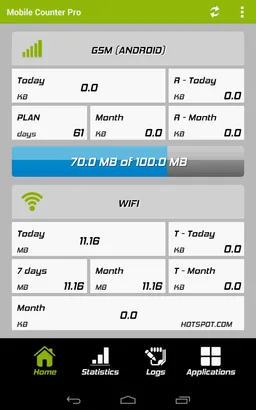 Mobile Counter | Data usage screenshot 7