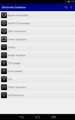 Electronics Database (offline) screenshot 10