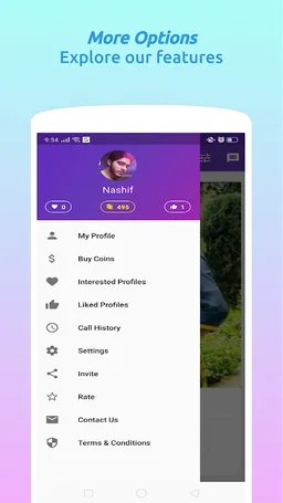 VMate - Connecting People (Free Video Chat) screenshot 1