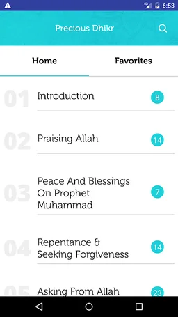 Precious Dhikr screenshot 3