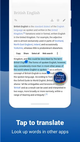 Oxford Dictionary of English screenshot 16