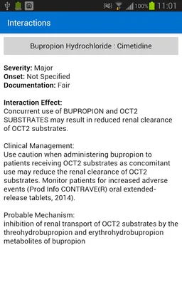 IBM Micromedex Drug Interactions screenshot 5