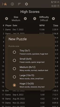 Word Search Perfected screenshot 1