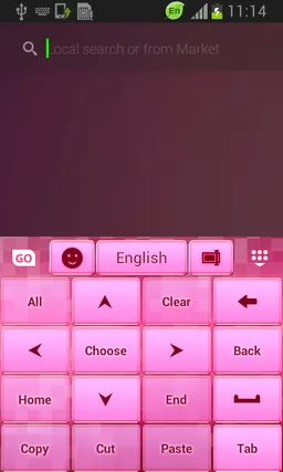 Beautiful Pink Keyboard screenshot 8
