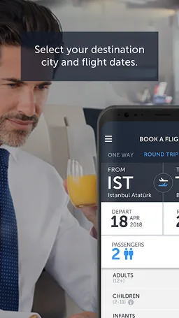 Turkish Airlines – Flight ticket screenshot 1