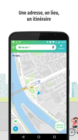 Mappy – Plan, Comparateur d’itinéraires, GPS screenshot 1