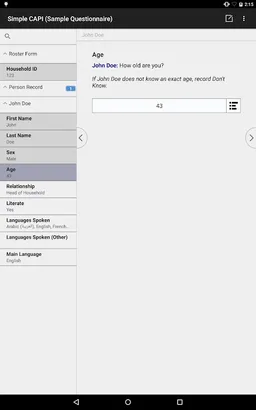 CSEntry CSPro Data Entry screenshot 19