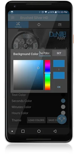 Brushed Silver HD Watch Face screenshot 14