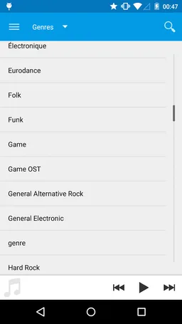MPDroid screenshot 1