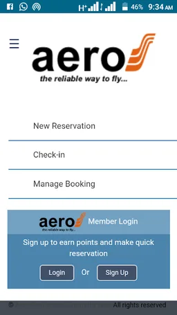 Aero Airline - Aero Contractors screenshot 2