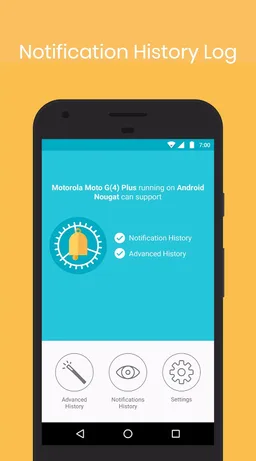 Notification History Log screenshot 1