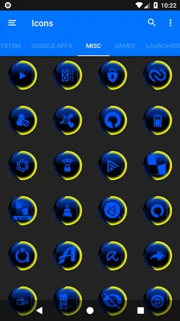 Blue Icon Pack Style 7 ✨Free✨ screenshot 4