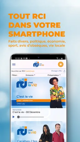 RCI Radio screenshot 2