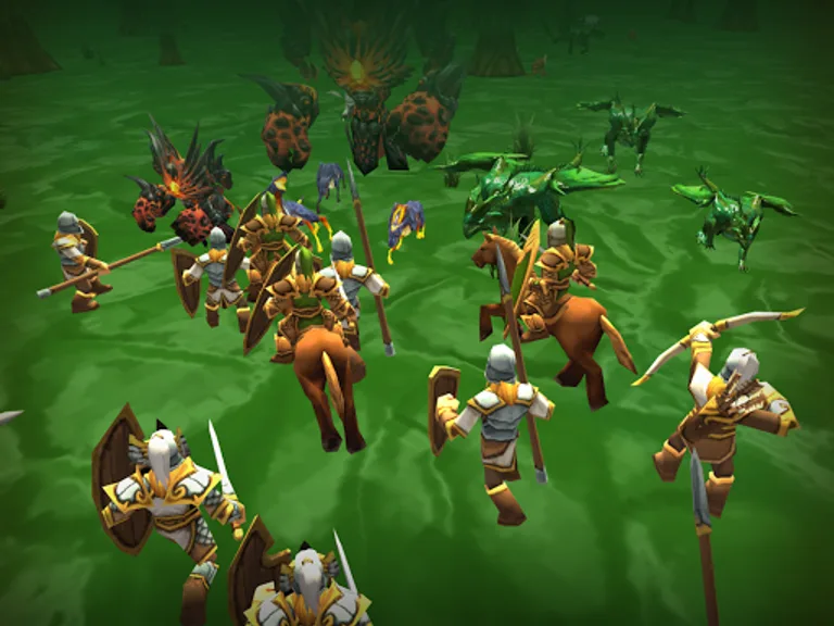 Battle Simulator: Knights vs D screenshot 10