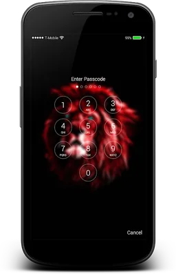 Fingerprint Neon Lock Screen screenshot 6