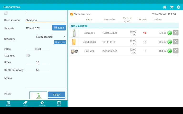 TapPOS Inventry Sales manager screenshot 9